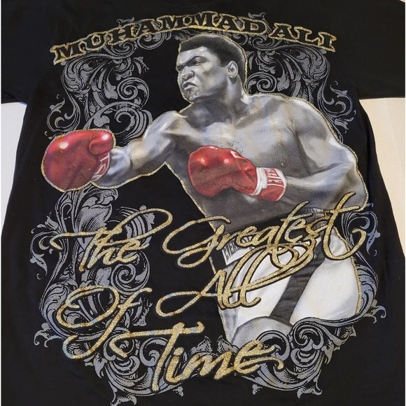 Muhammad Ali T Shirt Large All Over Print New Rizon The Greatest of All Time - Picture 5 of 7